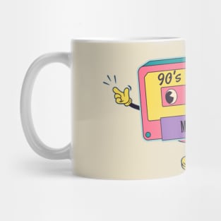 Music cassette man - Madonn Mug